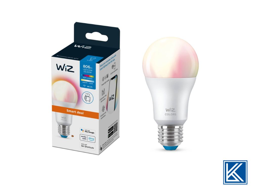 Rodzaje trzonków żarówek – żarówka Philips WIZ E27 RGB